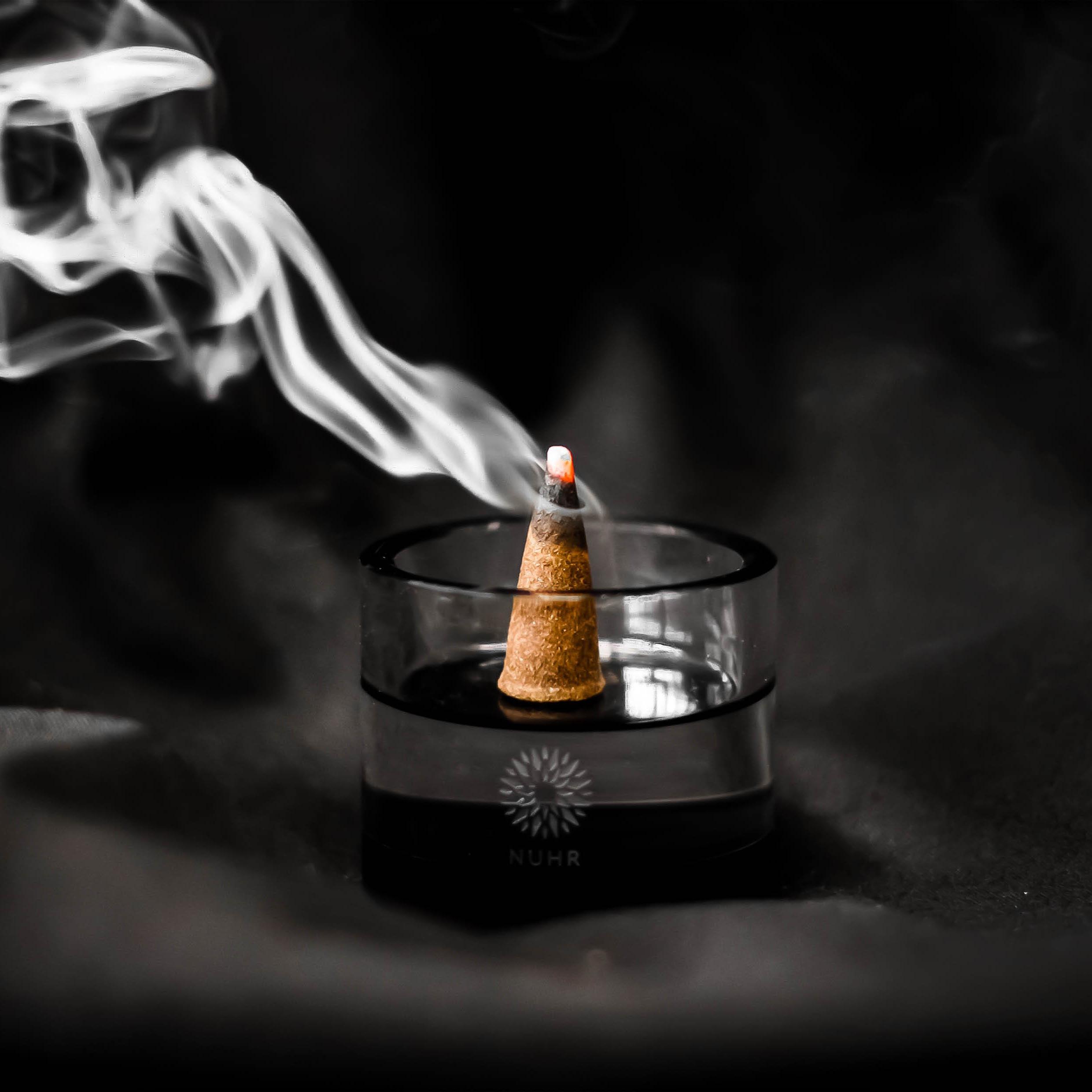 burning tobacco as incense Step by Step Guide to Burning Oud Incense Cones – NUHR Home