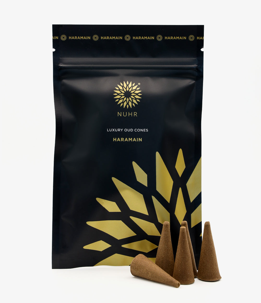 Incense Cones and Cone Burner Gift Set - Haramain
