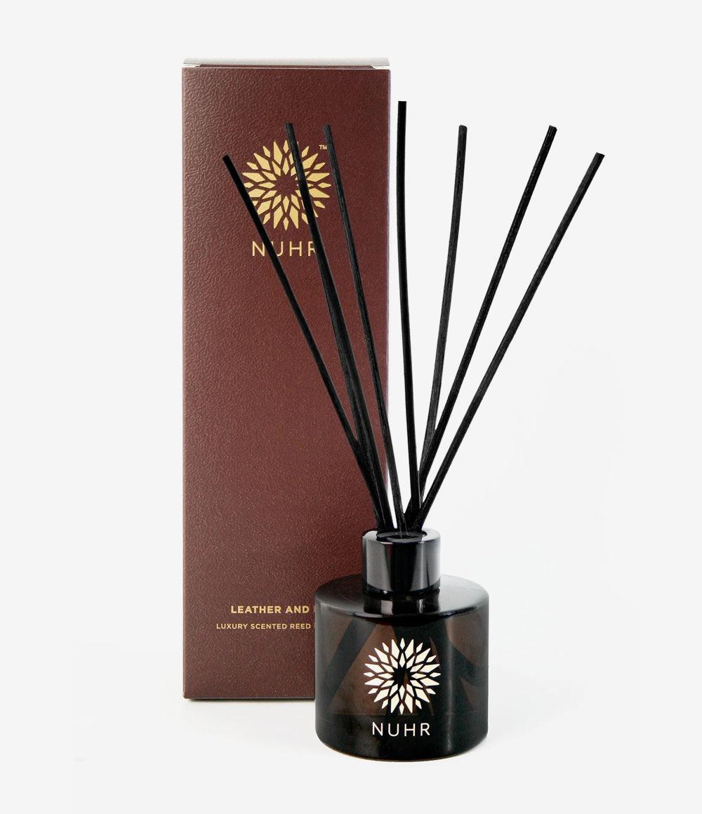 Leather & Oud Luxury Reed Diffuser - NUHR Home