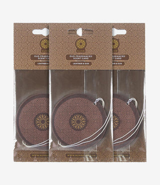 Oud Scent cards - (3 pack) Leather and Oud - NUHR Home