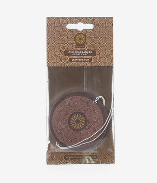 Oud Scent cards - (3 pack) Leather and Oud - NUHR Home