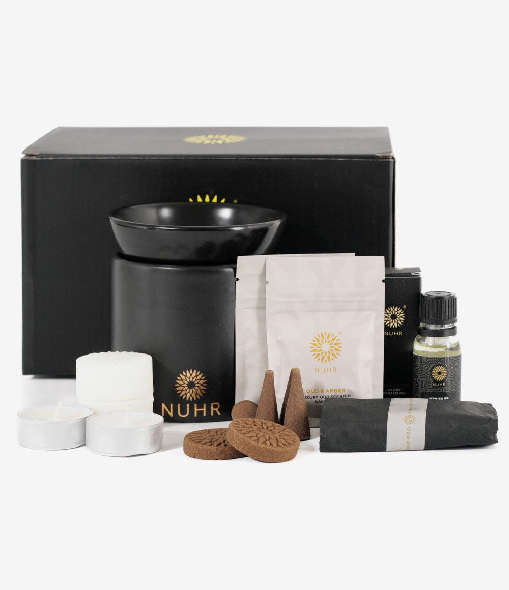 Multipurpose Burner Oud and Amber Starter Gift Set - NUHR Home