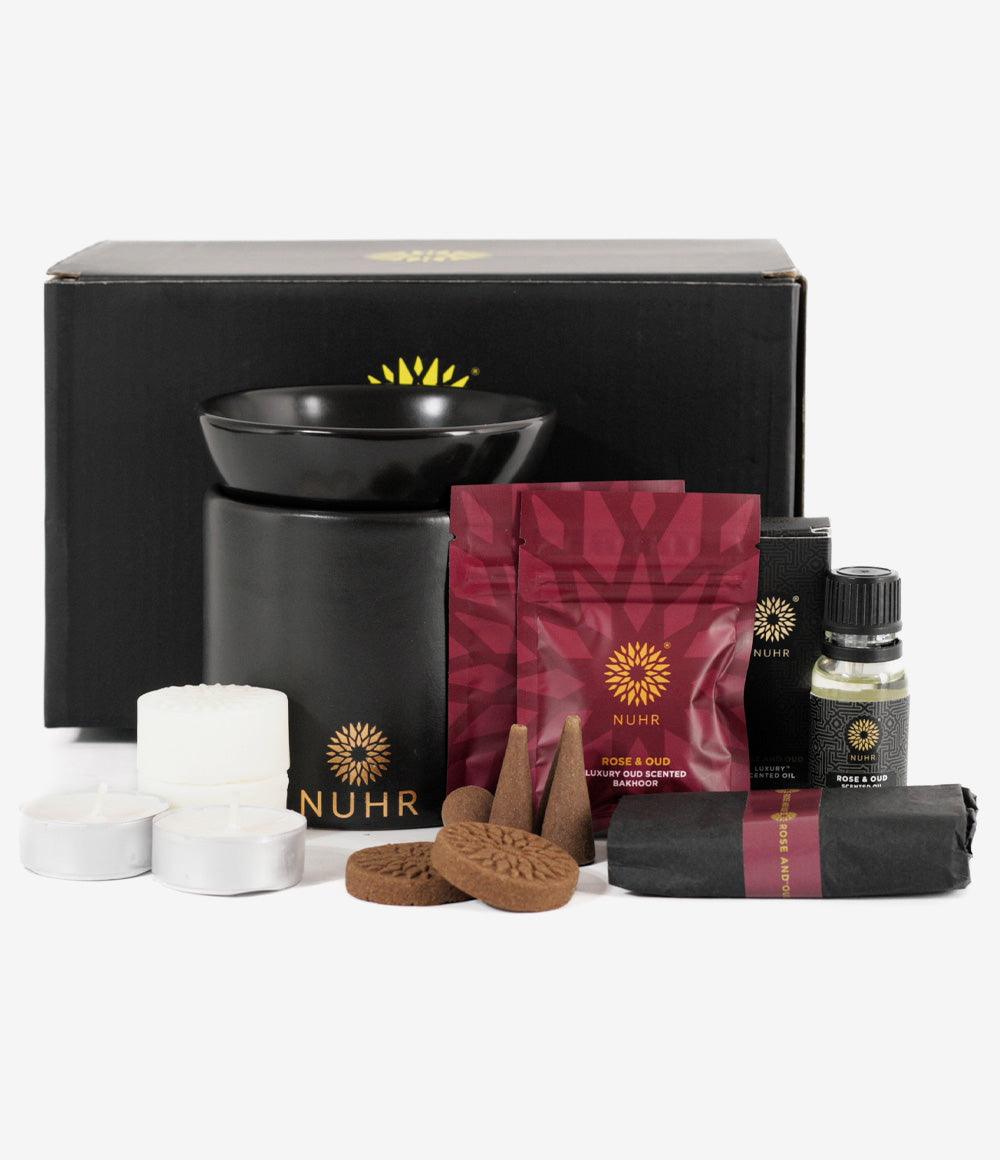 Multipurpose Burner Rose and Oud Starter Gift Set - NUHR Home