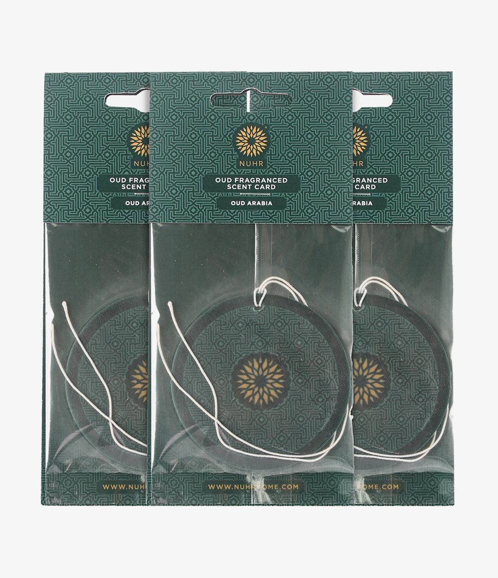 Oud Scent cards - (3 pack) Oud Arabia - NUHR Home
