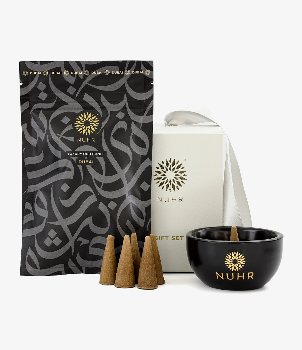 Incense Cones and Cone Burner Gift Set - Dubai