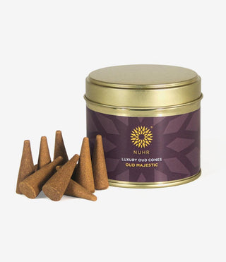 Oud Majestic Incense Cones - NUHR Home