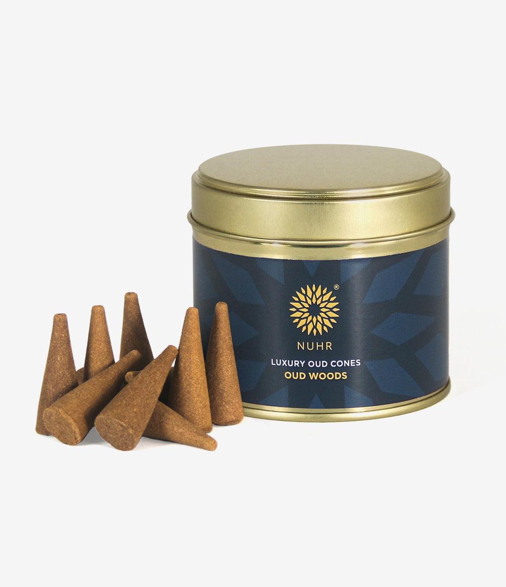 Luxury Oud Incense Cones - Oud Woods - NUHR Home