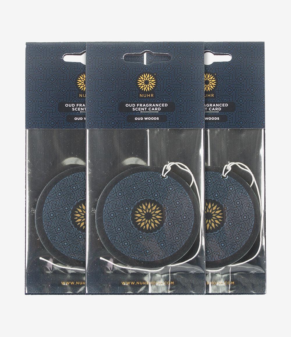 Oud Scent cards - (3 pack) Oud Woods - NUHR Home