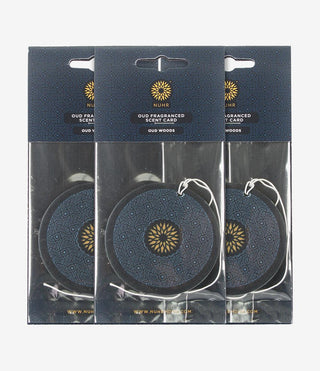 Oud Scent cards - (3 pack) Oud Woods - NUHR Home
