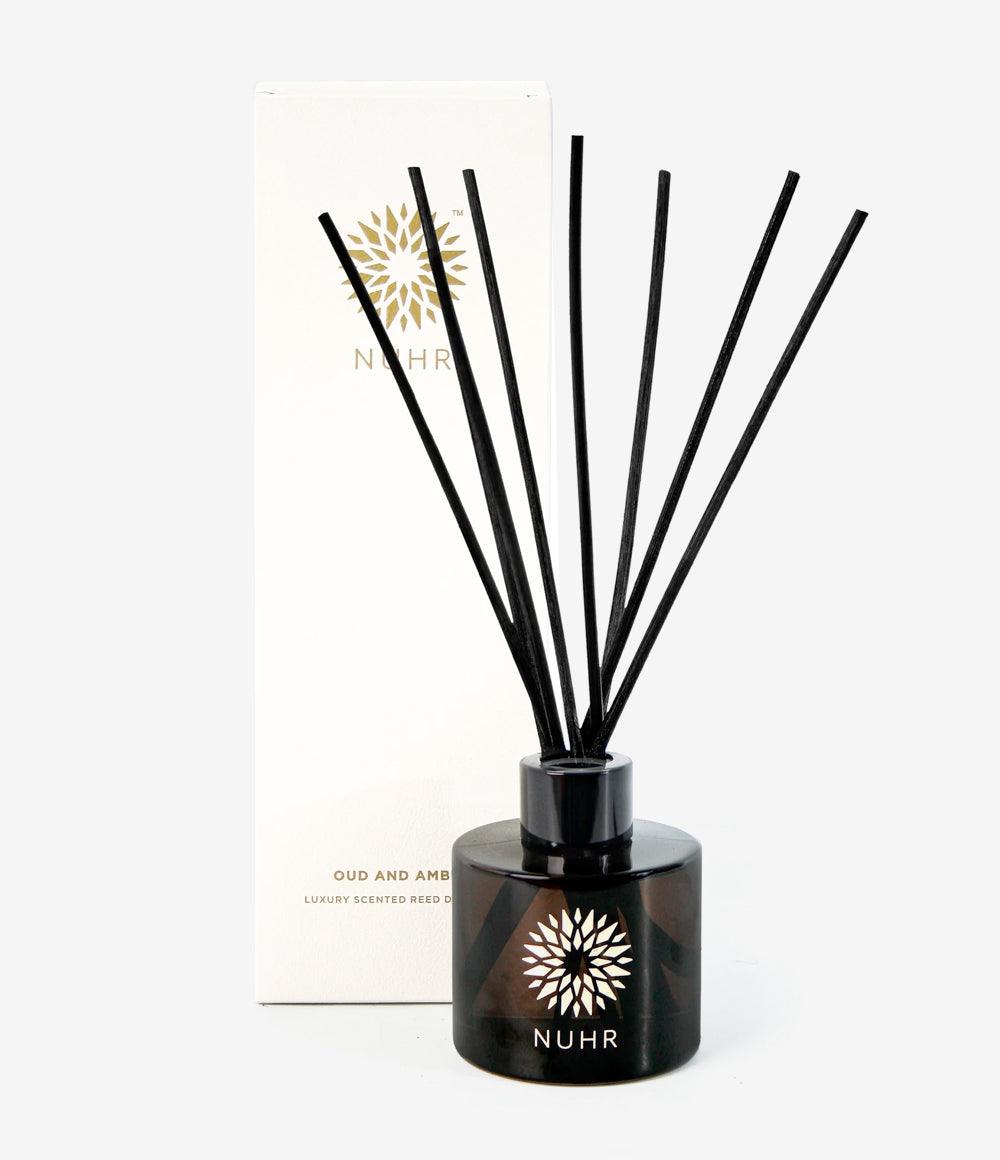 Double Luxury Reed Diffuser Gift Set - Rose & Oud and Oud & Amber - NUHR Home