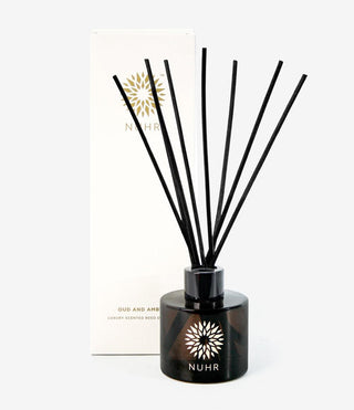 Double Luxury Reed Diffuser Gift Set - Rose & Oud and Oud & Amber - NUHR Home