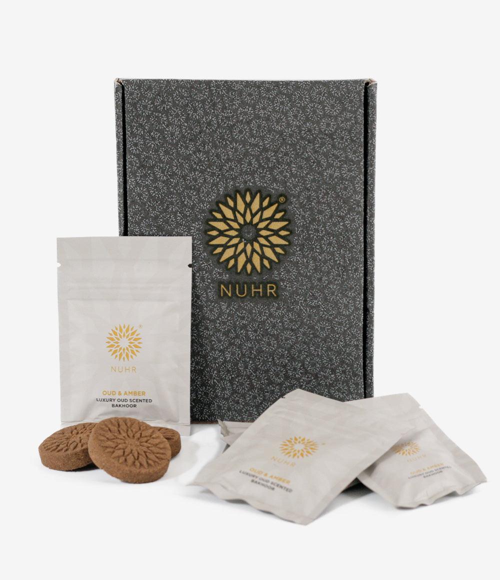 Oud and Amber Bakhoor Bricks 50g - NUHR Home