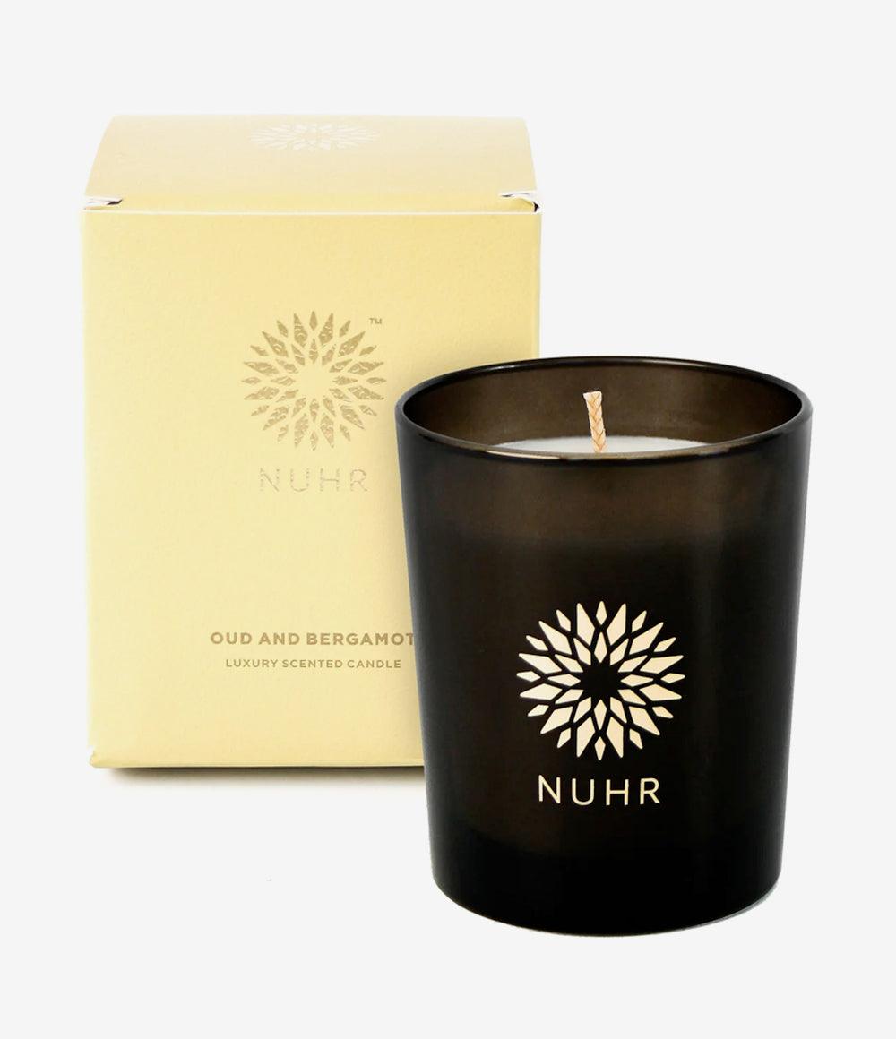Oud & Bergamot Luxury Scented Candle - NUHR Home