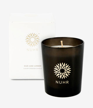 Oud & Amber Luxury Scented Candle - NUHR Home