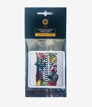 Charity Oud Scent cards - (Velvet Jasmine & Oud x 3) - NUHR Home