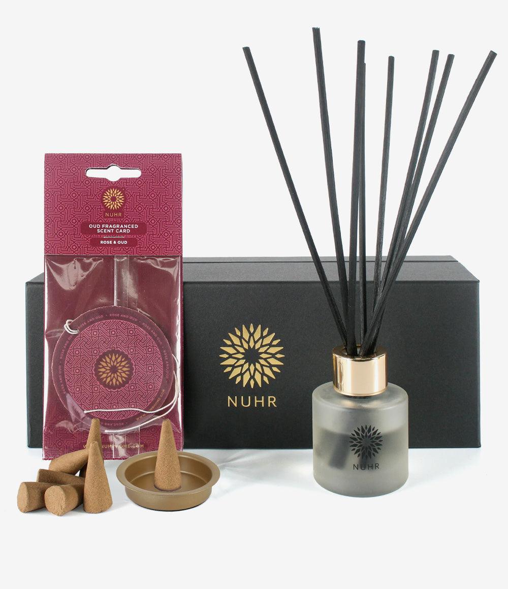 Rose & Oud 'Home Scenting' Gift Set - NUHR Home