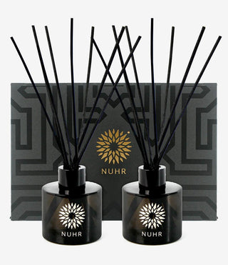 Double Luxury Reed Diffuser Gift Set - Rose & Oud and Oud & Amber - NUHR Home