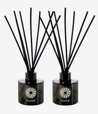 Double Luxury Reed Diffuser Gift Set - Rose & Oud and Oud & Amber - NUHR Home