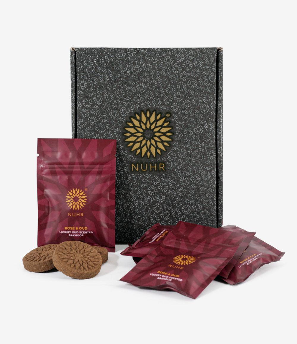 Rose and Oud Bakhoor Bricks 50g - NUHR Home