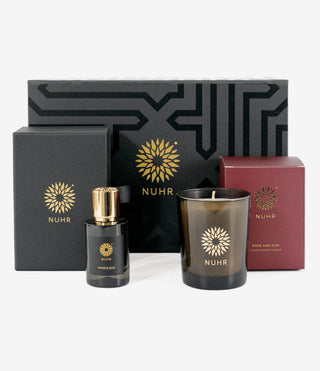 Rose & Oud Candle & EDP Gift Set - NUHR Home