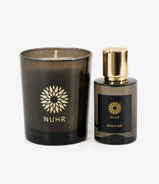 Rose & Oud Candle & EDP Gift Set - NUHR Home
