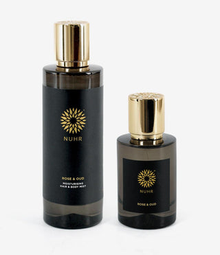 Rose and Oud EDP & Hair and Body Mist Set - NUHR Home