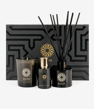 Rose and Oud Home and Perfume Gift Set - NUHR Home