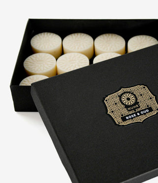 Set of 12 Rose & Oud Luxury Wax Melts - NUHR Home