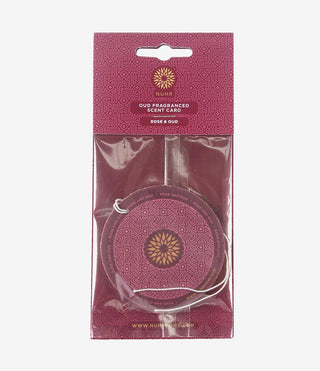 Oud Scent Cards (3 Pack) Rose and Oud - NUHR Home