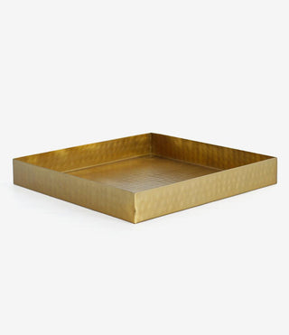 Square Gold Tray - NUHR Home