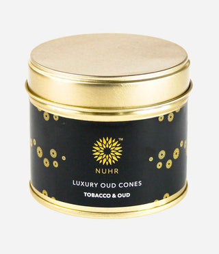 Luxury Oud Incense Cones - Tobacco and Oud - NUHR Home