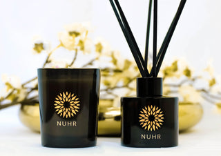 Double Luxury Reed Diffuser Gift Set - Rose & Oud and Oud & Amber - NUHR Home