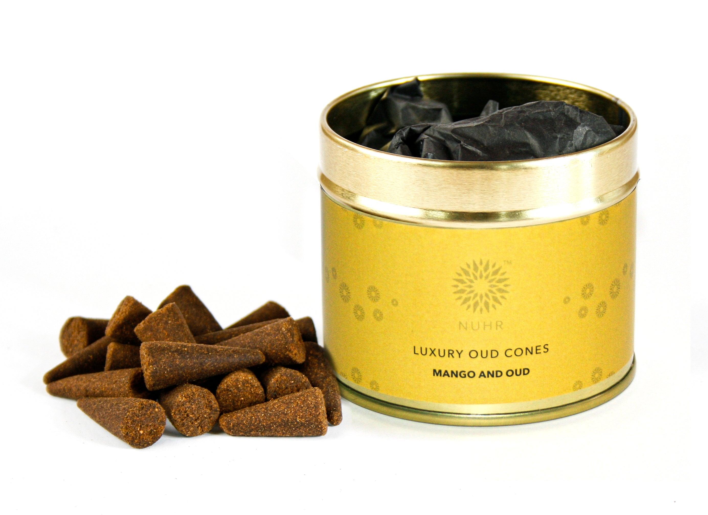 Mango and Oud Incense Cones - NUHR Home