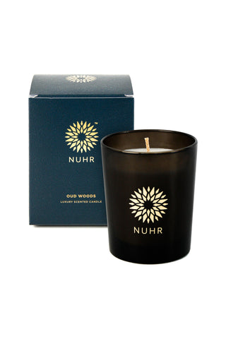 Oud Woods Luxury Scented Candle - NUHR Home