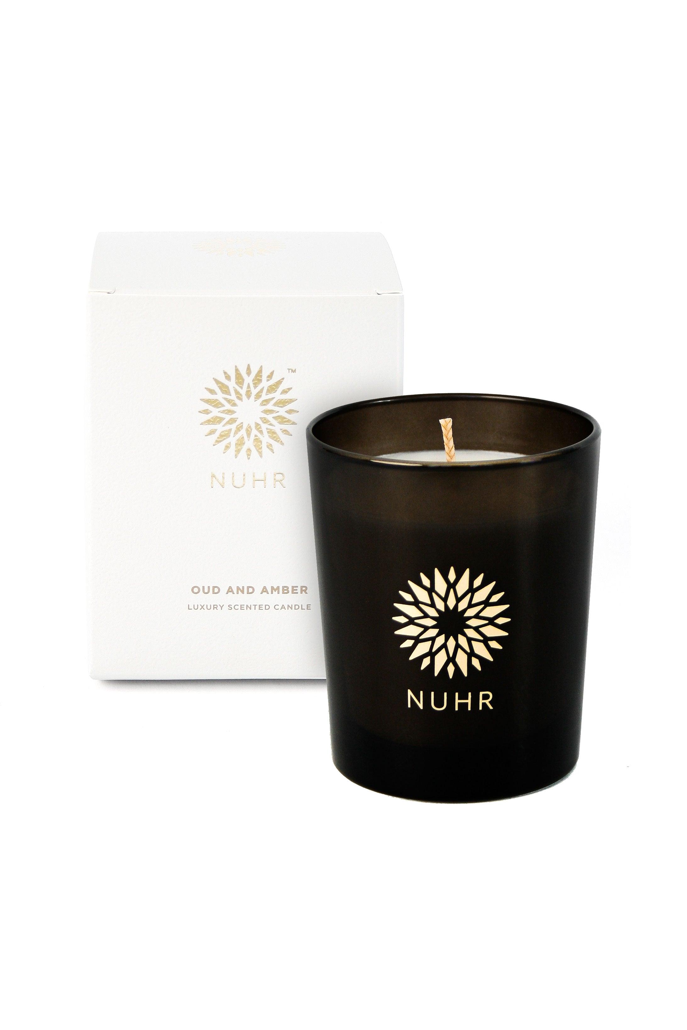 Oud & Amber Luxury Scented Candle - NUHR Home