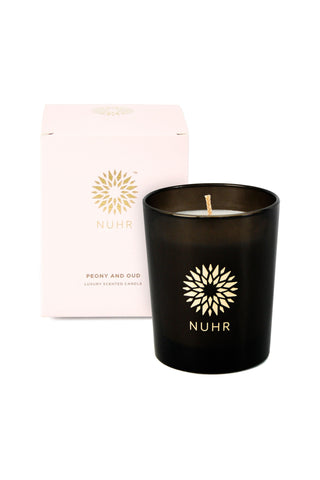 Peony & Oud Luxury Scented Candle - NUHR Home