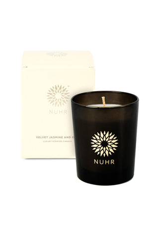 Velvet Jasmine and Oud Luxury Scented Candle - NUHR Home