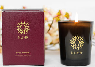 Rose & Oud Luxury Scented Candle - NUHR Home