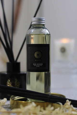 Oud Woods Luxury Reed Diffuser Refill 200ml - NUHR Home