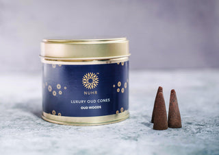 Luxury Oud Incense Cones - Oud Woods - NUHR Home