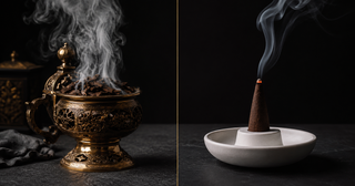 Bakhoor vs incense cones — NUHR Home