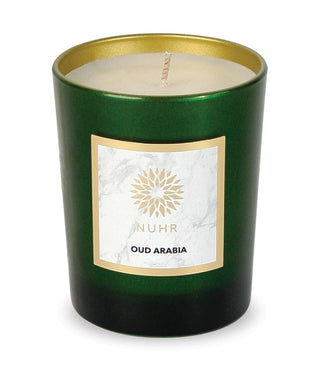Green and Gold Oud Arabia candle