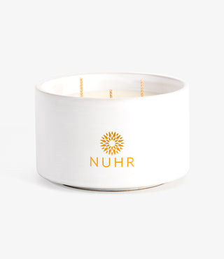 3 Wick Ceramic Candle - Dubai in Black or White