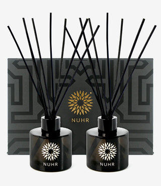 Double Luxury Reed Diffuser Gift Set - Rose & Oud and Oud & Amber