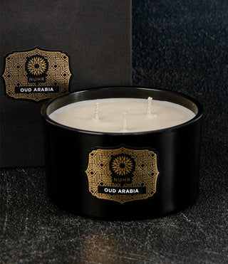 Luxury 3 Wick Candle Oud Arabia - NUHR Home