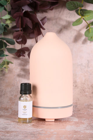 Pink Electric Oil Diffuser with Farah Oil bundle