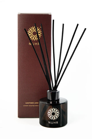 Leather & Oud Luxury Reed Diffuser - NUHR Home
