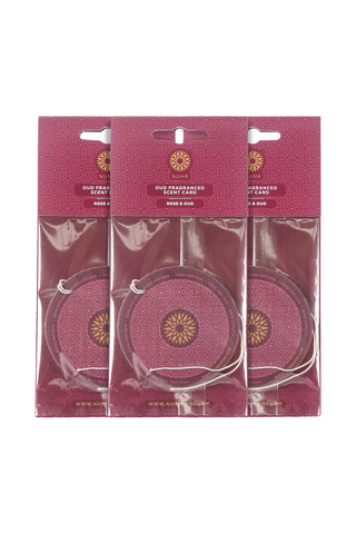 Oud Scent Cards (3 Pack) Rose and Oud