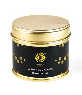 Luxury Oud Incense Cones - Tobacco and Oud - NUHR Home